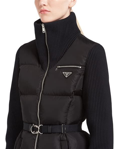 prada blazer puffer|prada puffer jacket sale.